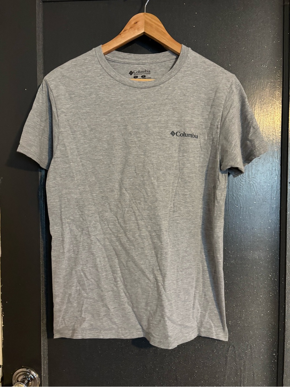 Columbia Light Heather Gray Short-Sleeve Crew Tee